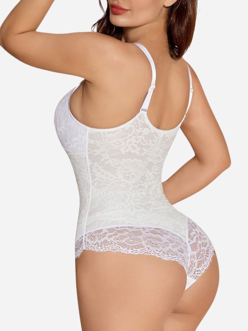 AirSlim | Body moldeador con cuello en V y encaje